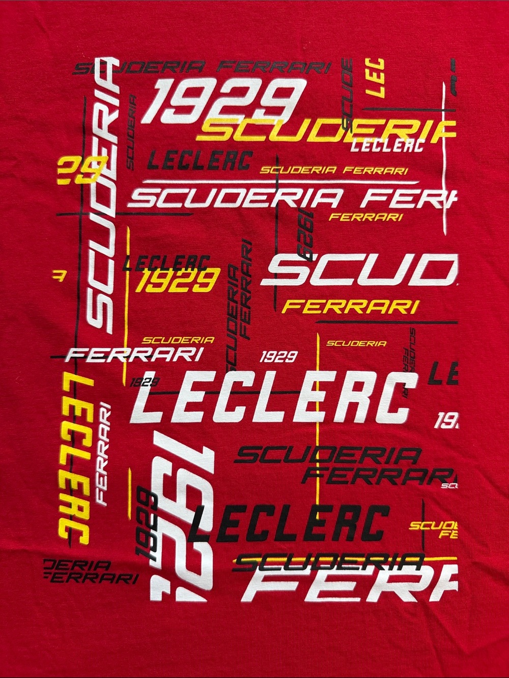 Official Scuderia Ferrari Leclerc Heritage 1929 Men’s Graphic T-Shirt - XL